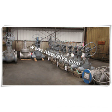 Class 600lb Manual 4" Lcb Flanged Globe Valve